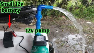 12volts SOLAR WATER PUMP 180WATTS  ganito pala siya kalakas [upl. by Dorita81]