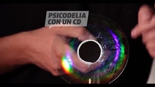 Cómo crear un efecto de colores con un CD [upl. by Adnamahs]