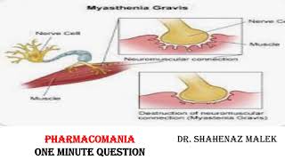 Edrophonium one minute question [upl. by Jenifer]