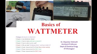 Basics of WATTMETER for Experiments Part of first year Engineering Laboratory IIT Kharagpur [upl. by Pearlman]