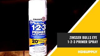 Zinsser Bulls Eye 123 Primer Spray  HD Supply [upl. by Early]