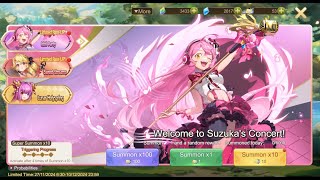 DRACONIA SAGA  SUZUKA IDOL PARTY EVENT  200 SUMMONS  215K PATK [upl. by Phelia]