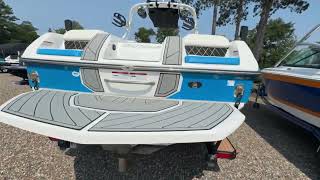 Used Surf Boat EXCELLENT Condition For Sale in Crosslake 2018 Nautique GS24 [upl. by Ydoow]