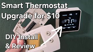 Smart WiFi Thermostat DIY Install amp Review Honeywell Home T5 [upl. by Ainesey]