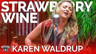 Karen Waldrup  Strawberry Wine Acoustic Cover  Country Rebel HQ Session [upl. by Ahsain]