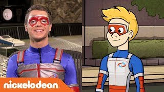 Kid Danger IRL Interviews Animated Kid Danger 🙃  The Adventures of Kid Danger  Nick [upl. by Qerat]