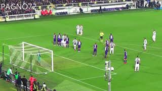 Fiorentina Vs JUVENTUS Goal Bernardeschi 01 [upl. by Eyk]