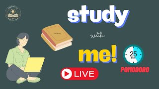 Study With Sai  study with music  3 hour  Study with me live 255 Pomodoro Technique  study room [upl. by Bella41]