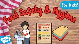 Food Safety amp Hygiene for Kids  Food Safety for Kids [upl. by Lairea]