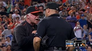 Showalter gets tossed after Davis HBP [upl. by Berti940]