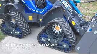 Intro to the 4T Tracked Drive System for MultiOne 8 Series Compact Mini Loader [upl. by Scotney]