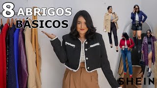 HAUL SHEIN OTOÑO 2023 8 ABRIGOS y CHAQUETAS BÁSICOS que necesitas esta temporada de OTOÑO INVIERNO [upl. by Albie]