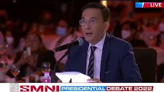 SMNI Presidential Debate 2022 Would You Publicize Your SALN [upl. by Ruel892]