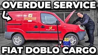 My Fiat Doblo Van Was Well Overdue A Service  Oil amp Filter Change Brake Service amp More [upl. by Aihsemot]