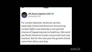 For London Gatwick airport update news [upl. by Nevek]