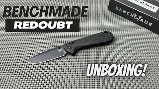 NEW Unboxing  Benchmade Redoubt Blacked Out 430BK02 [upl. by Aneeuq]