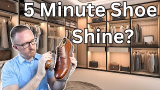 Super Easy 5 MINUTE Shoe Shine [upl. by Wiltsey]