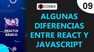 Algunas diferencias entre React y Javascript 09  Carrito en React  Curso básico de React [upl. by Deeann95]