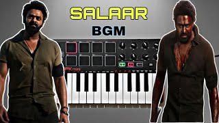 Salaar BGM  Piano Cover By Kalyan Allu  Prabhas  Prithviraj Ravi Basrur Prashanth Neel [upl. by Nalepka6]