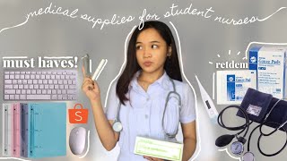 Essentials for Nursing School amp Medical Supplies 1st year l PHILIPPINES [upl. by Margalit642]