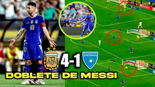 ASÍ REACCIONA PRENSA MUNDIAL a DOBLETE GOLES de MESSI  ARGENTINA vs GUATEMALA 41 [upl. by Eissak]