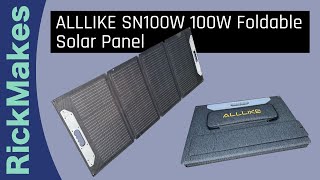 ALLLIKE SN100W 100W Foldable Solar Panel [upl. by Checani]