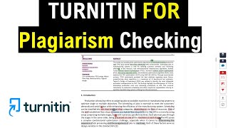 How to Check Plagiarism on TURNITIN for Free  How to Use TURNITIN to check Plagiarism [upl. by Clancy]