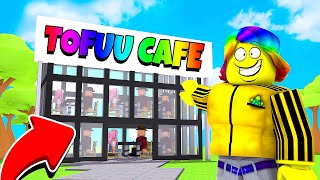 I made the TOFUU CAFE and BECAME RICH Roblox [upl. by Atteve]