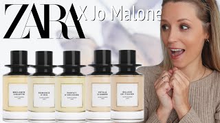 Zara X Jo Malone 💐SILENT FLOWERS 💐Fragrance Collection REVIEW [upl. by Etta]