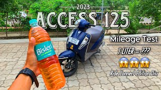 ACCESS 125 BS6 MILEAGE TEST 2023🔥😱  65 Mileage [upl. by Aihc186]