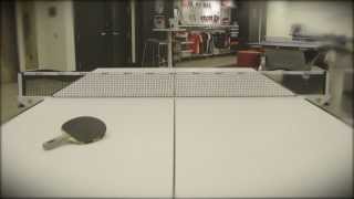 Killerspin Revolution Table  SVR Bianco  AllWhite Ping Pong Table [upl. by Anelad]