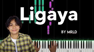 Ligaya by mrld piano cover  sheet music amp lyrics [upl. by Nolyaw]