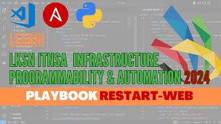 LKSN ITNSA INFRASTRUCTURE PROGRAMMABILITY amp AUTOMATION 2024  PLAYBOOK RESTARTWEB [upl. by Aihsik]