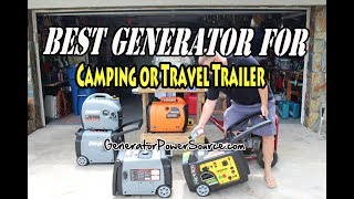 Best Camping Generators How To Choose The Best Generator For Camping Honda Generac Champion [upl. by Saixela]