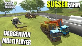 Farming Simulator 17  Sussex Farm Multiplayer Timelapse Daggerwin Server [upl. by Yelnahs65]