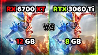 RX 6700 XT vs RTX 3060 Ti Benchmark and Performance Comparison [upl. by Ellebasi419]