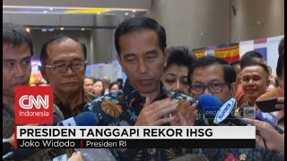 IHSG Cetak Rekor Baru Ini Harapan Presiden Jokowi [upl. by Atnohs623]