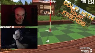 Restt Žolík Luck0r  Golf With Your Friends DOUBLE FACECAM [upl. by Adim]