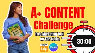 A Content 30 Minute Challenge  Amazon KDP Marketing Strategies  CANVA kdp amazonkdp canva [upl. by Tadeo]