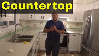 Caulking A Kitchen CountertopEasy Tutorial [upl. by Aiykan]