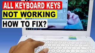 HOW TO FIX LAPTOP KEYBOARD ALL KEYS NOT WORKING ON WINDOWS 10 amp 11  KEYBOARD NOT SHOWING [upl. by Dwight]