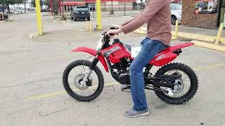 RPS 150cc Viper off road dirt bike review and test drive [upl. by Nollad106]