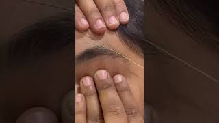 Eyebrow threading tutorial eyebrow threading threading tutorial [upl. by Haldi687]