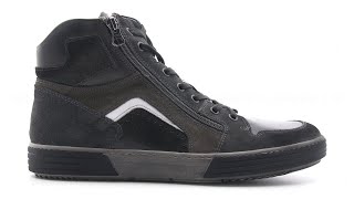 NeroGiardini sneakers alte uomo con zip SKU A901241U [upl. by Lenssen]