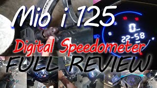 mio i 125 digital speedometer full review [upl. by Eziechiele]