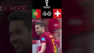 🇵🇹portugal vs switzerland🇨🇭 round of 16🏆 world cup 2022 🇶🇦 viralvideo loveyoutubeshorts [upl. by Rutra]