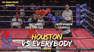 HOUSTON VS EVERYBODY State Wide Competition With TOP Amateur Boxers [upl. by Renaldo951]