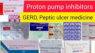 Proton pump inhibitors Gastric medicinePeptic ulcerGERD Best gastric medicineMedicine Medical [upl. by Publius582]