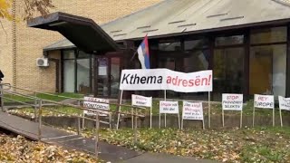 “Kthema adresën” shqiptarët në Medvegjë protestuan kundër pasivizimit të adresave [upl. by Cai885]