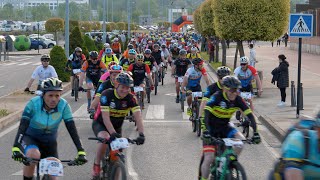 Arranca la 101 KM Peregrinos con 1500 participantes y nuevo punto d salida y meta [upl. by Stortz]